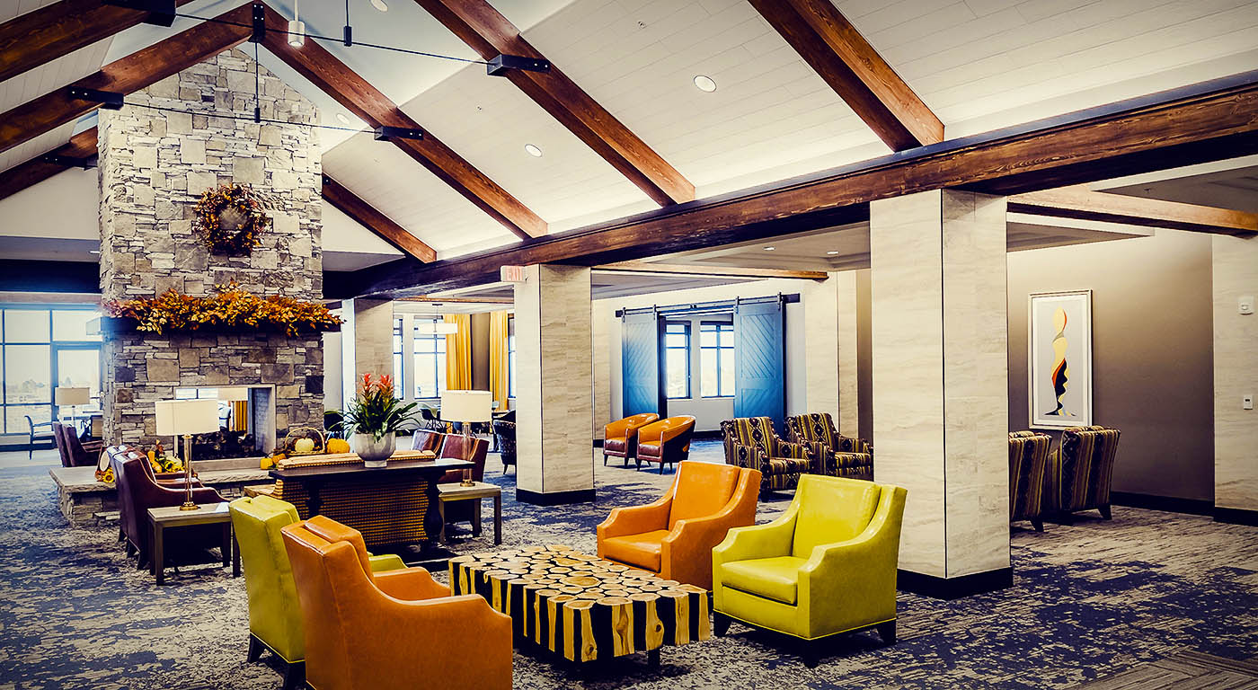 Inside Summit Vista entrance